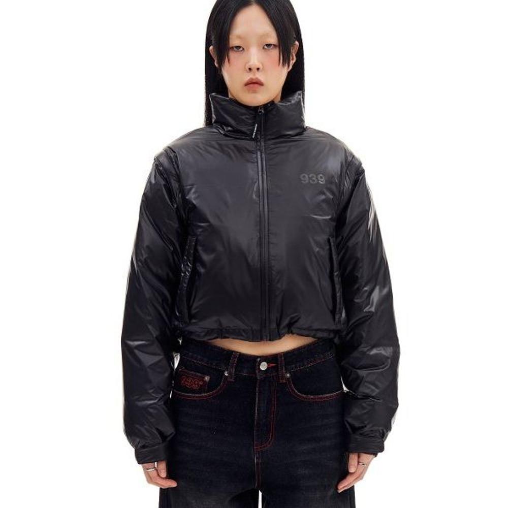 ARCHIVE BOLD 11/27 배송 939 DETACHABLE CROP DOWN JACKET (BLACK)