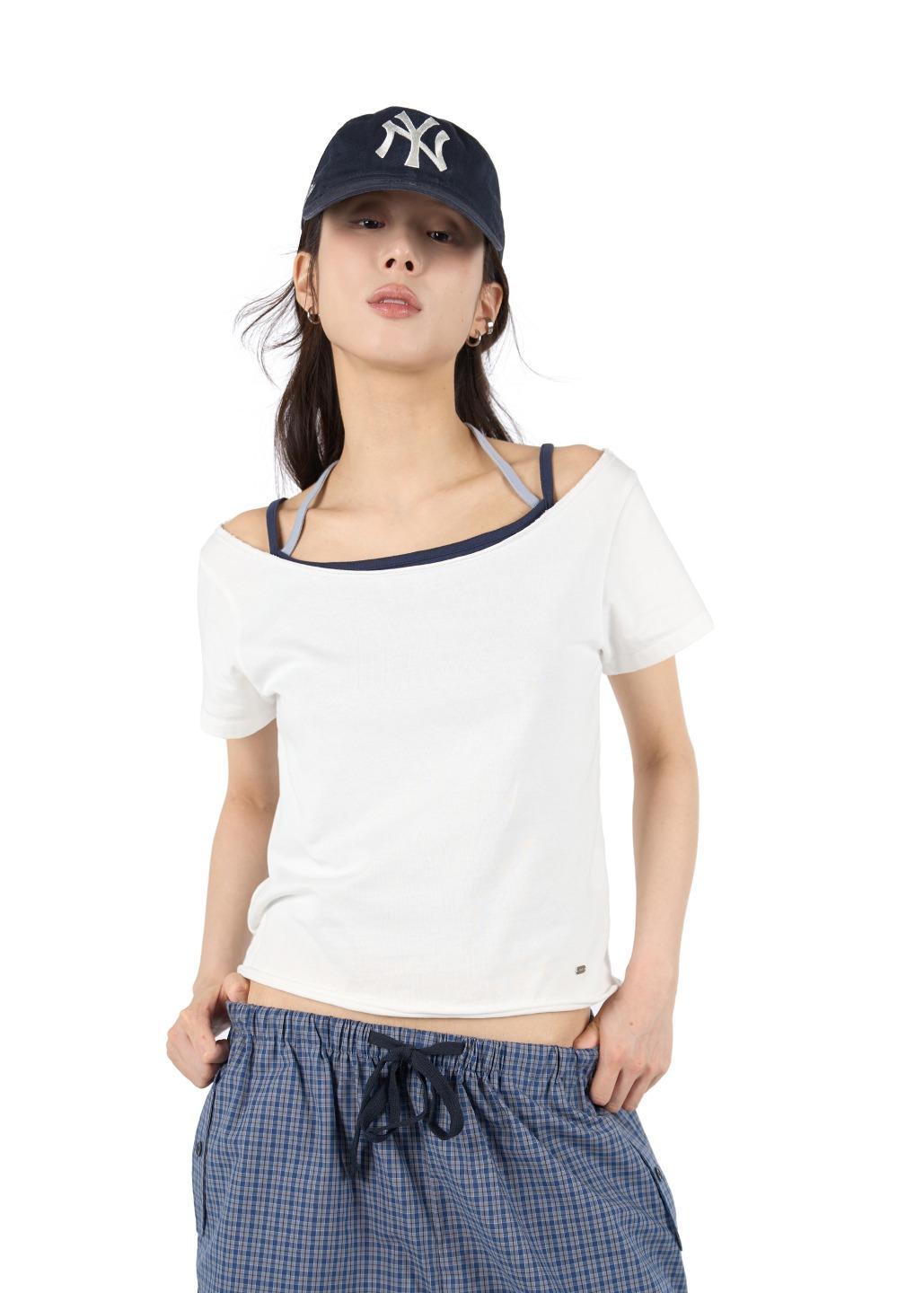 릿킴 [reets] ROUGH WIDE NECK TEE