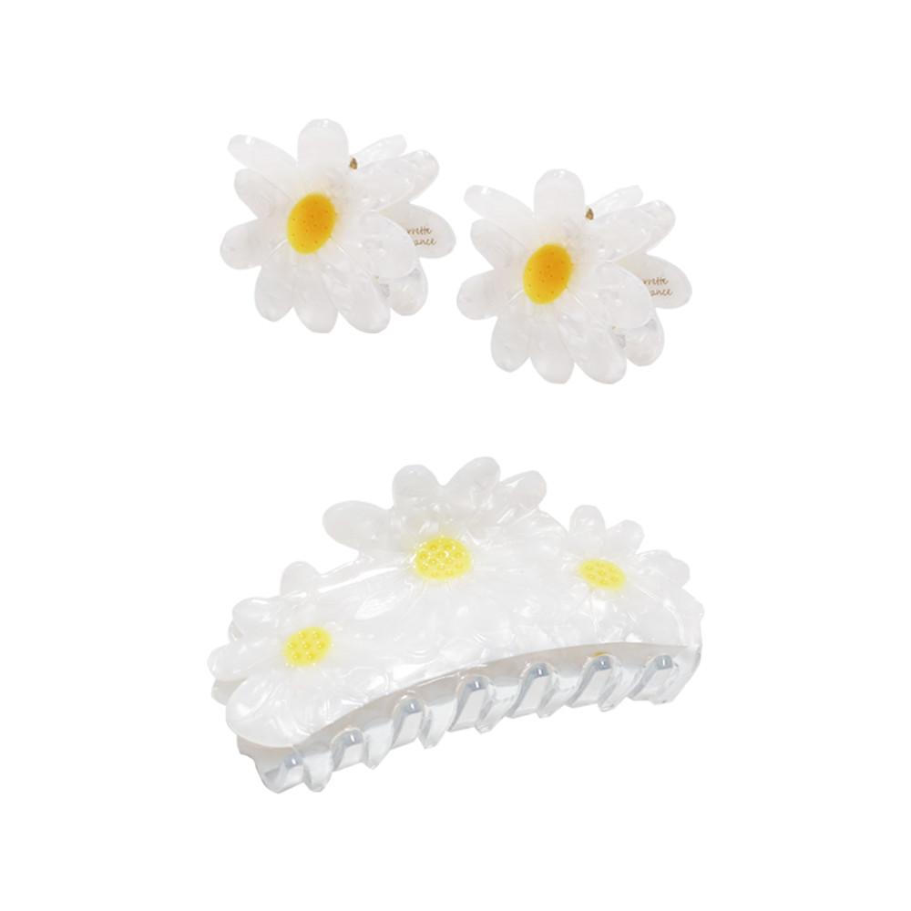 데이지 헤어 집게핀 2type