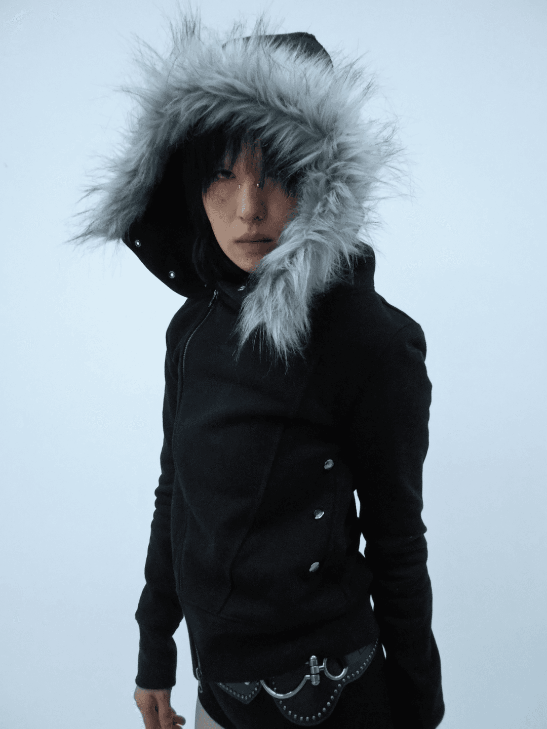[2nd pre-order] Unbalanced fur hoodie (02.06 출고)