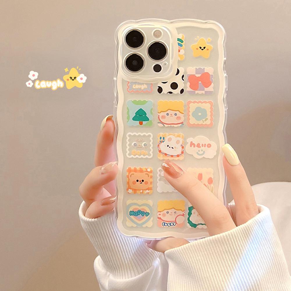 귀여운 곰돌이 친구들 아이폰 13 PROMAX 특이한 캐릭터 젤리 휴대폰 케이스 나디아마트