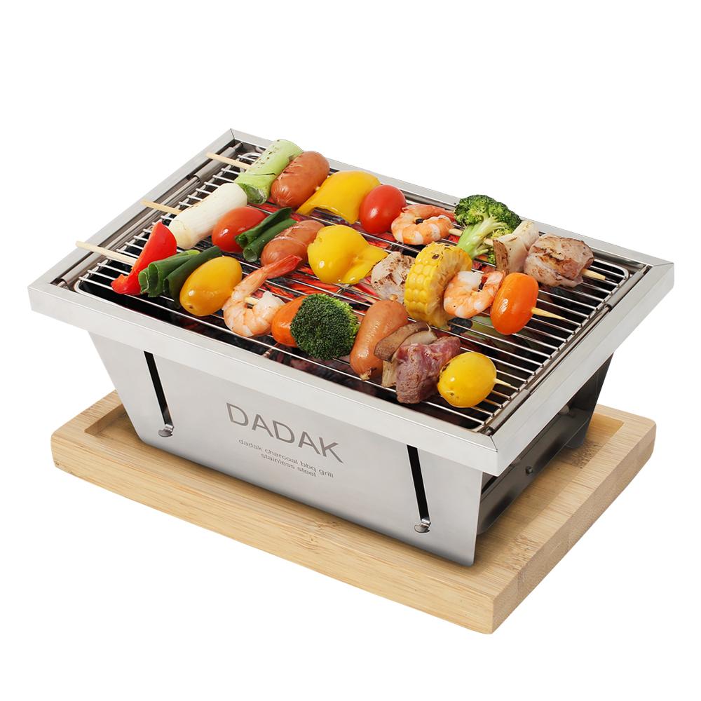 다닥 M 접이식 바베큐그릴 캠핑 화로(우드트레이+가방포함)