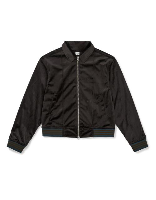 [Mmlg] VELOUR TOUR TRACK JUMPER (BROWN)