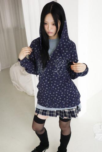 MELISA WAFFLE ZIP UP