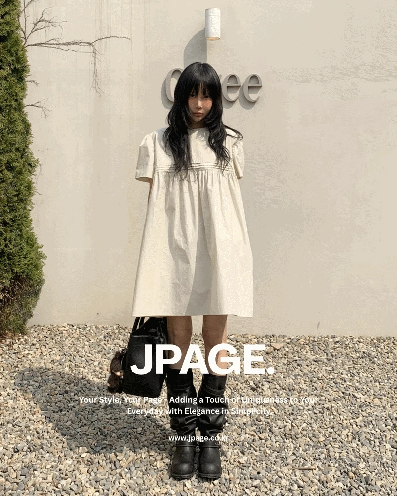 [MADE JPAGE] 핀턱 프린세스 반팔 미니 원피스_ops  주문폭주중💛<span style="color:#e60023