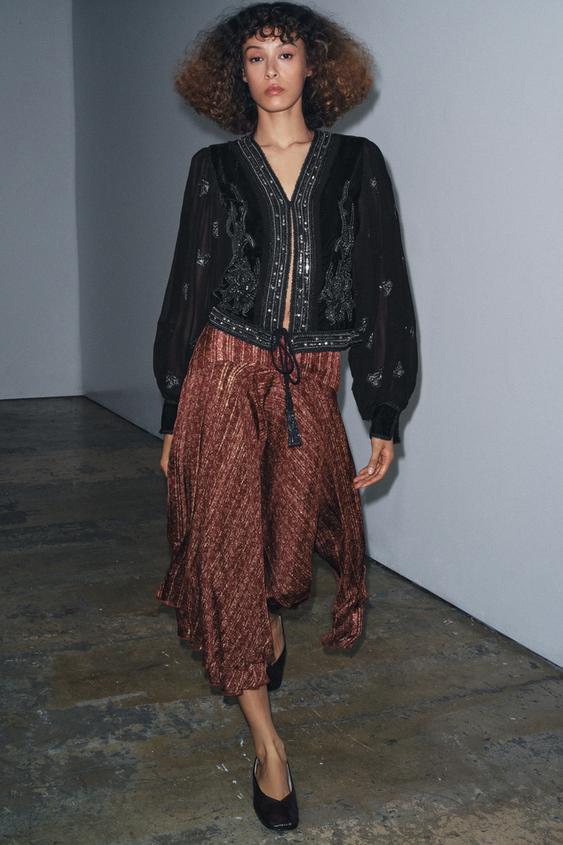 ZW 컬렉션 리미티드 에디션 자수 쇼트 재킷