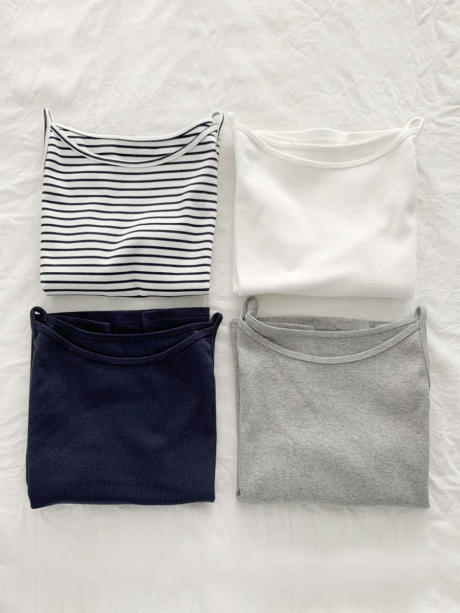 cotton sleeveless (4colors)