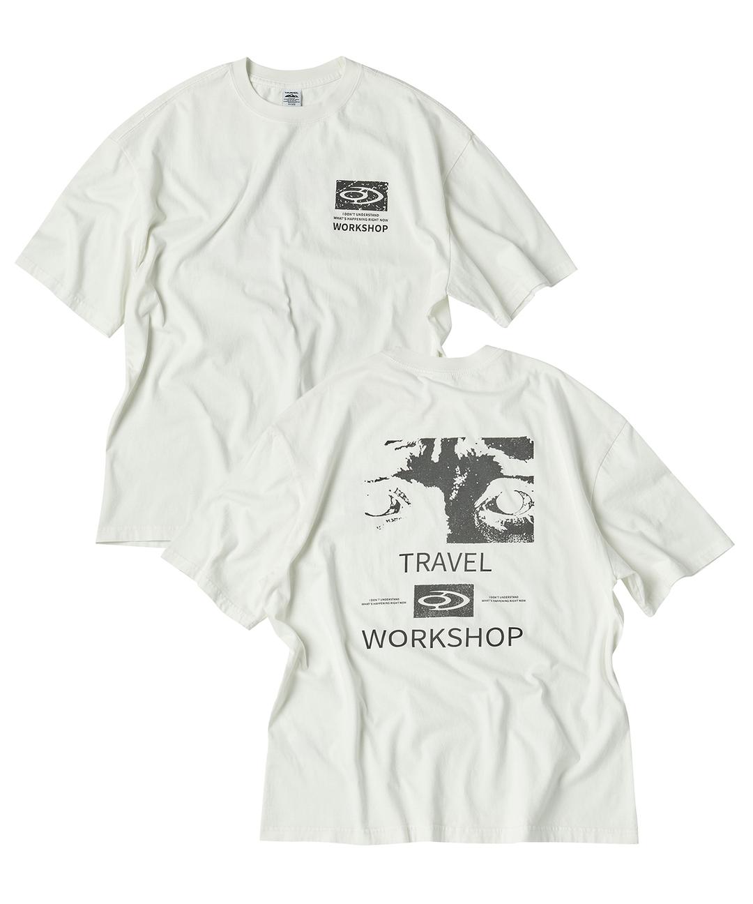 아이즈 피그먼트 반팔티 크림