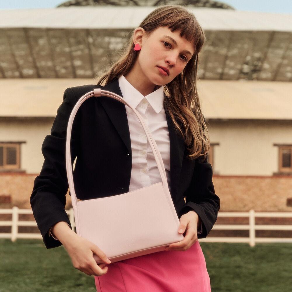 메르(Mer) 숄더백 Lightpink