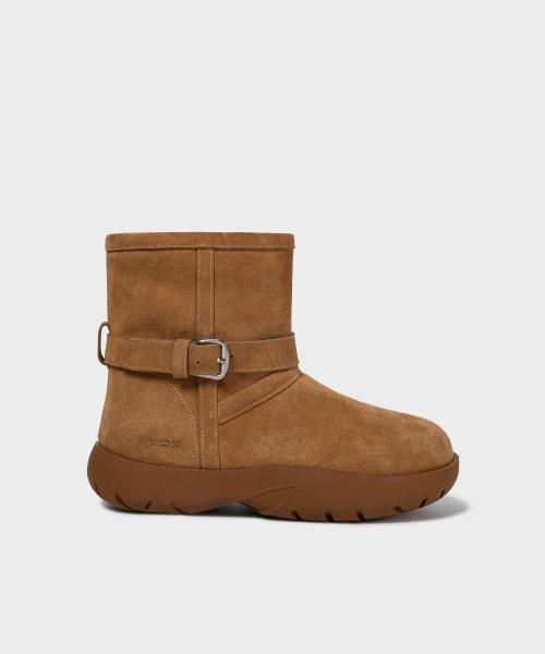 BOUCLE BUCKLE WINTER BOOTS / 2 COLORS