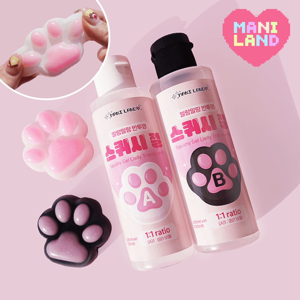 마니랜드 스퀴시 젤 240ml / 공예용 말랑이 슬라임 장난감 만들기 DIY