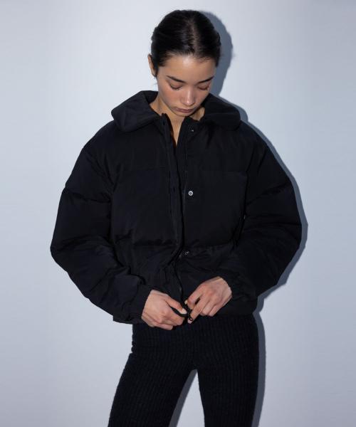 MUMU DOWN COAT - black