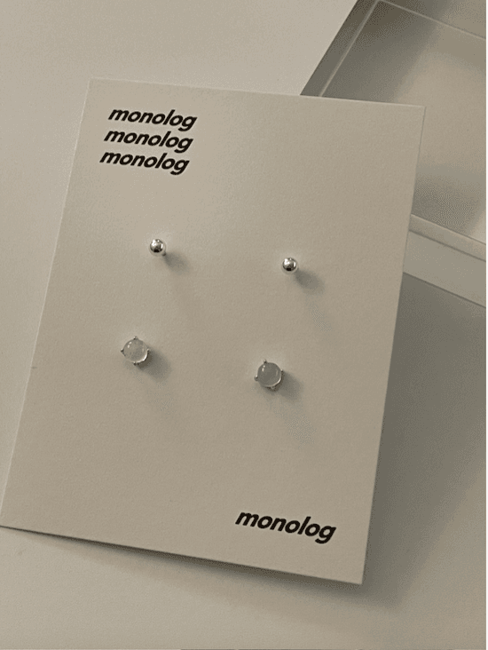 실버 볼 문스톤 데일리 세트