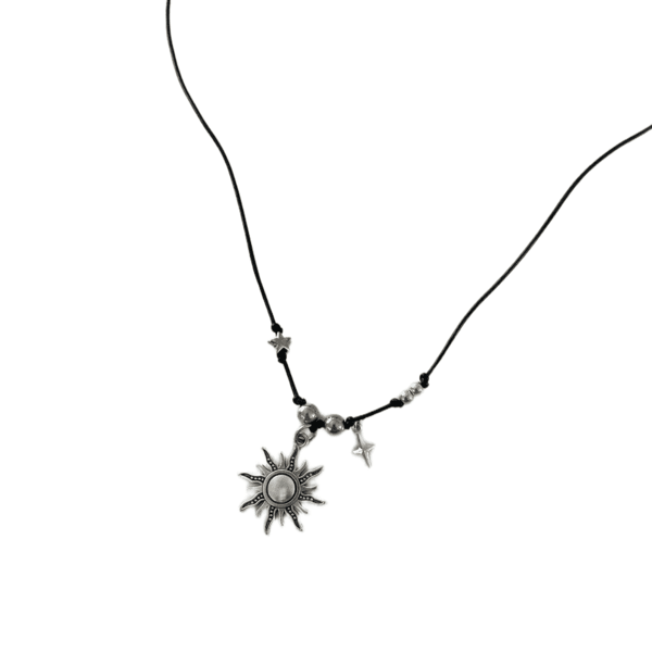 [viviflo] tibet sun necklace  / 티벳 썬 길이조절 목걸이