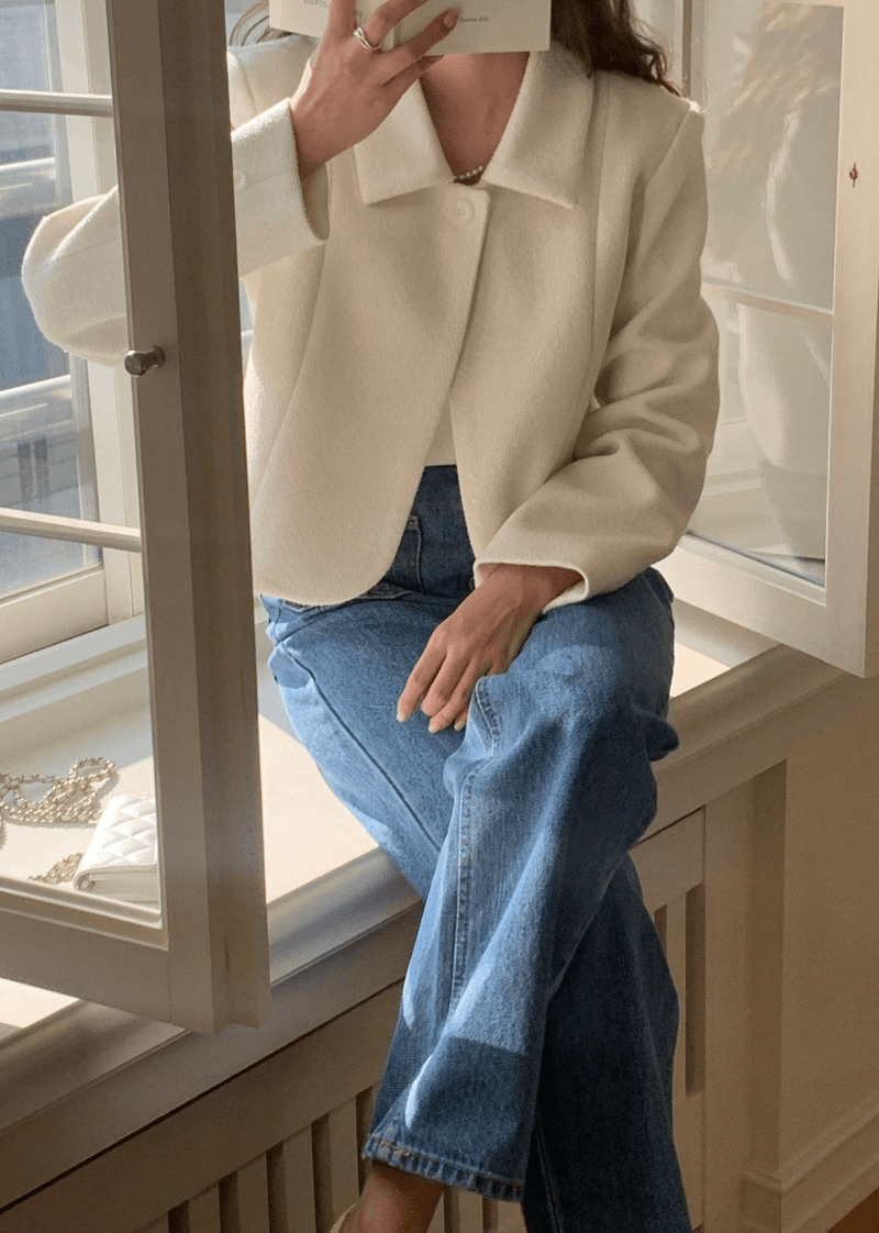 (블랙당일) 위어스 숏 자켓 2col