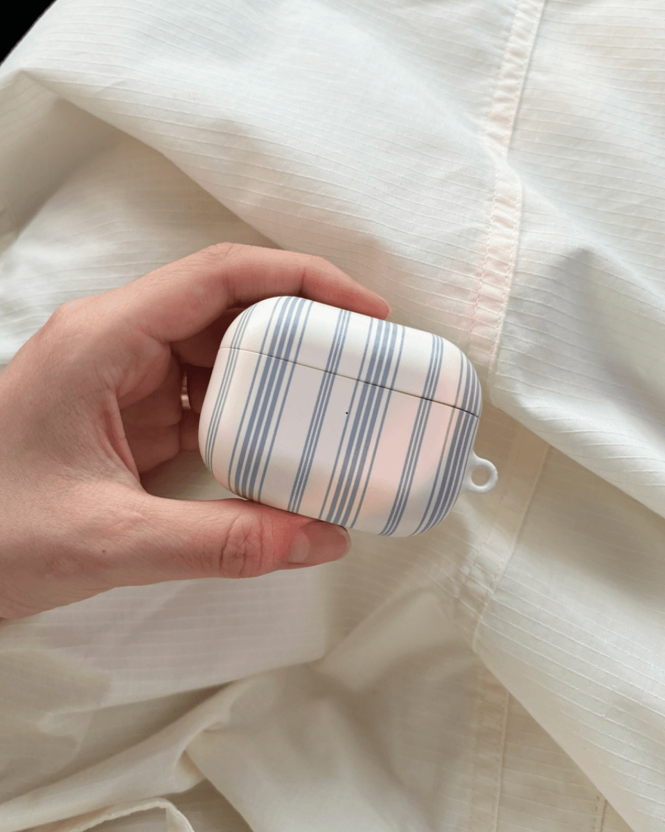 Blue Stripe AirPods Case