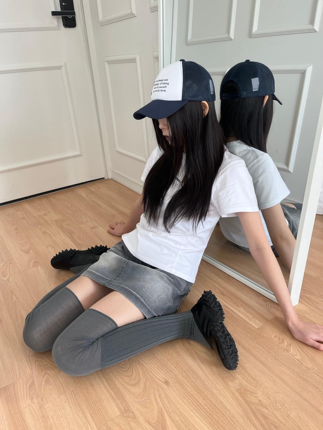 Low waist skirt [Gray ver.]