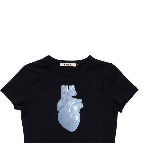 Heart Short Sleeve Tee Black