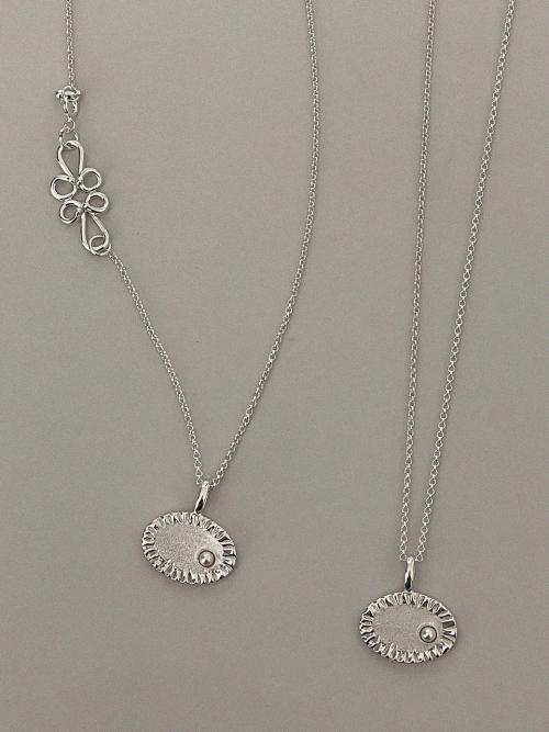 플리츠 네크리스_실버