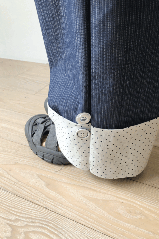 roll up button pants