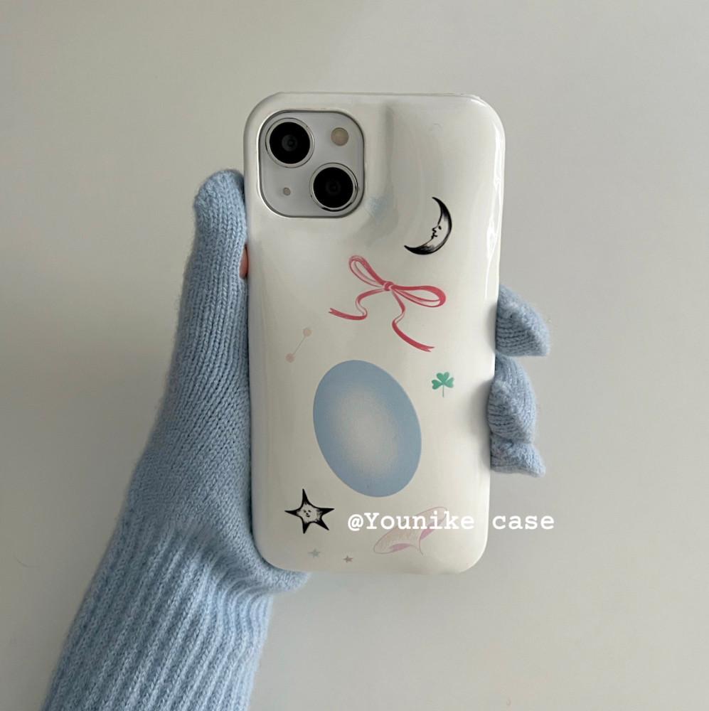 통통 리본 아이폰케이스 귀여운 유니크 힙한 Y2K
