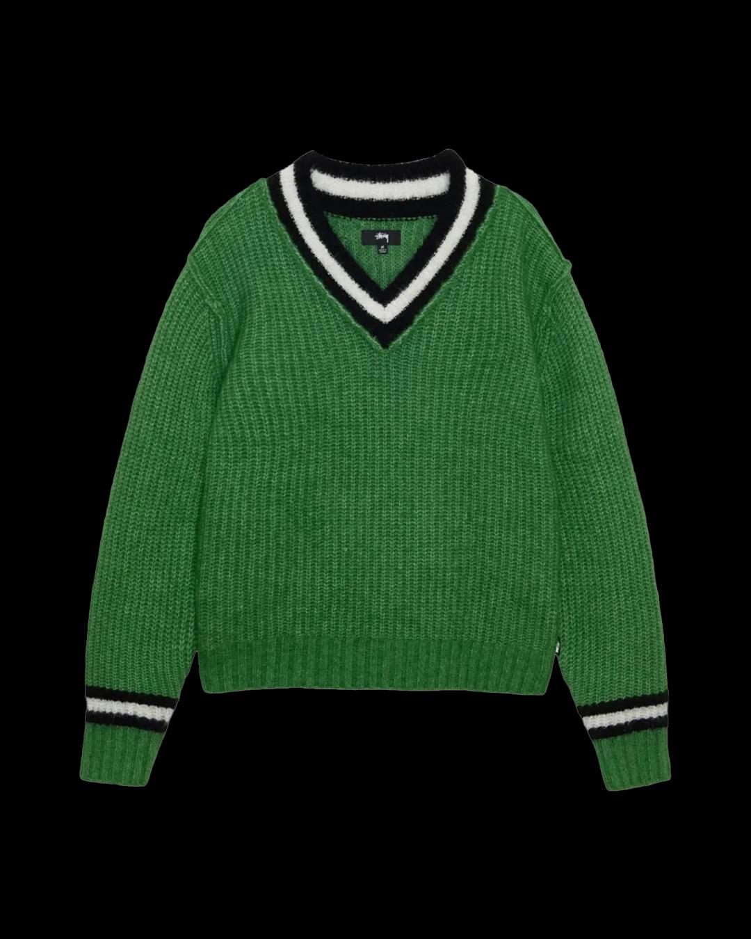 STUSSY MOHAIR TENNIS SWEATER