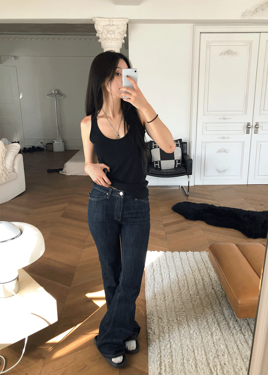 [서사장PICK❤️]LOW BACK POCKET BOOTSCUT DENIM *M,L당일배송*