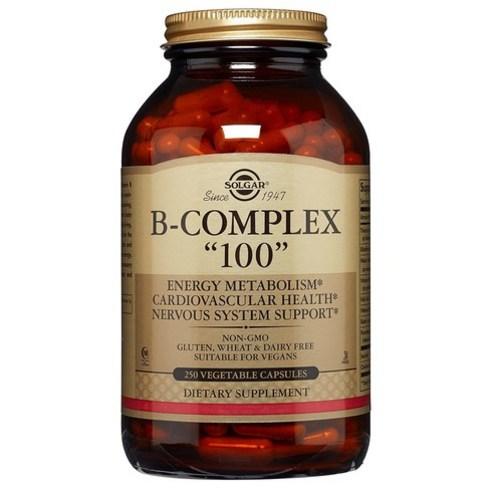 솔가 B-컴플렉스 "100" 베지터블 캡슐, 250정, 1개 - 비타민B | 쿠팡