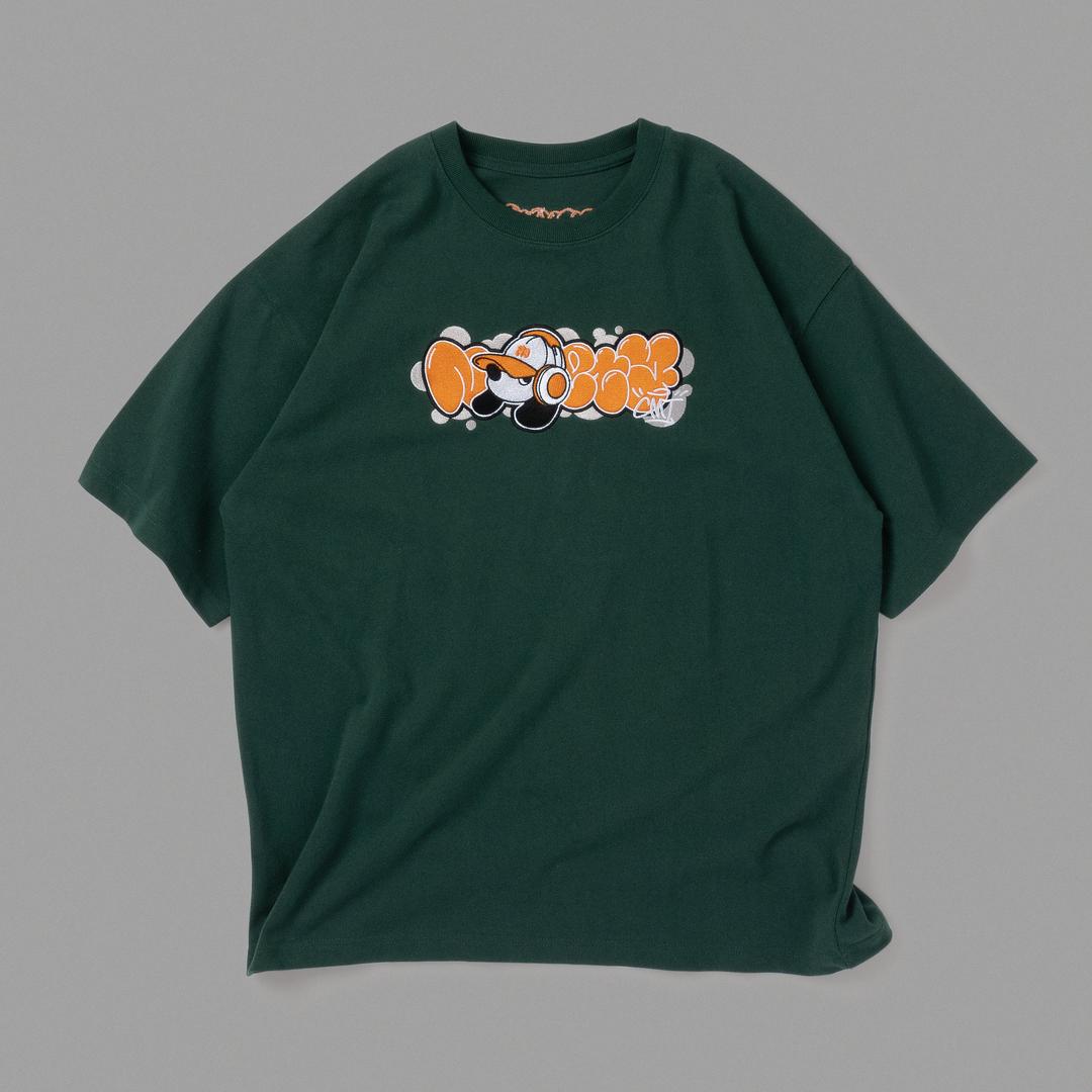 9090×centimeter Bubble Ruler Tee - フォレストグリーン / M