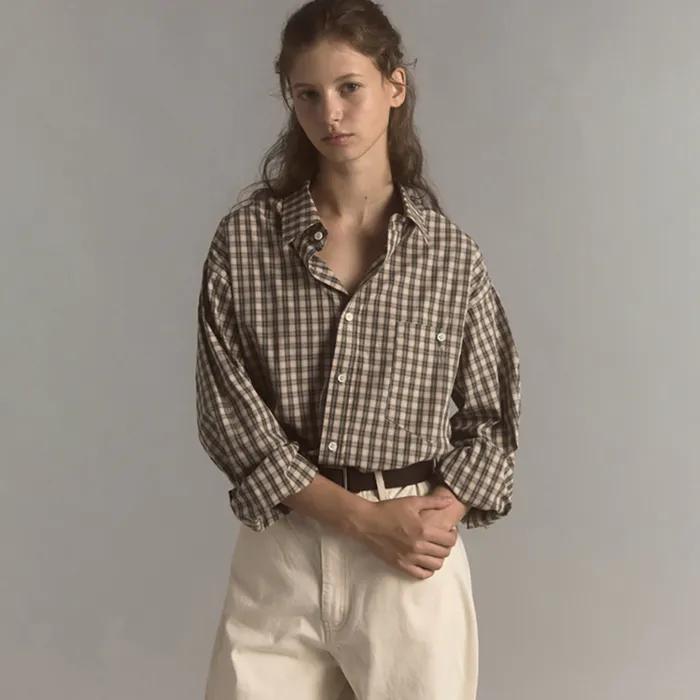 Thorne Classic Check Shirts (brown)