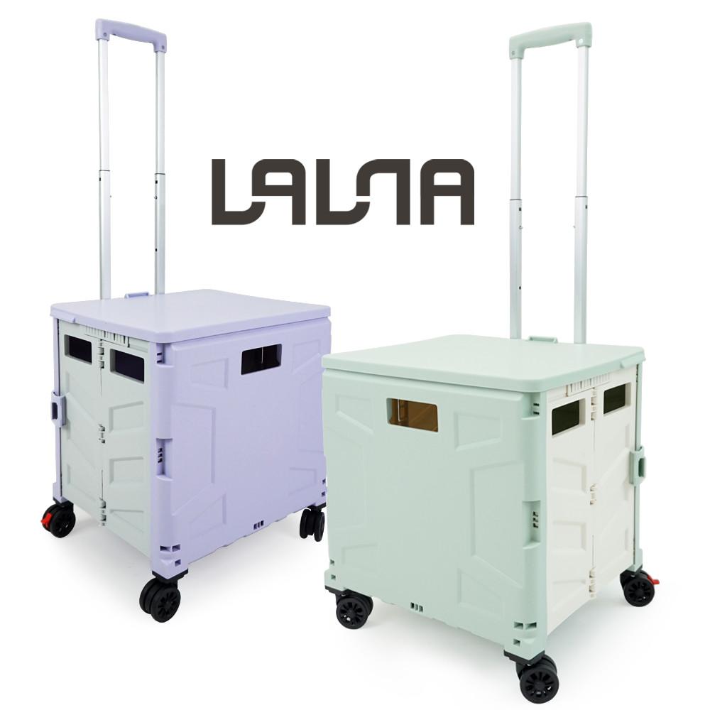 랄라 접이식카트 장바구니캐리어 시장 4바퀴 L 캠핑 박스 손수레 마트 쇼핑카트 아이유