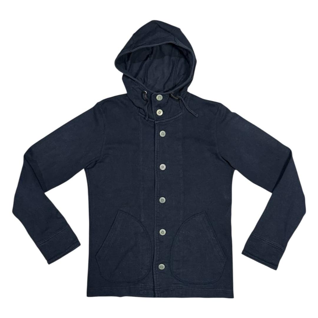 2012 꼼데가르송 아카이브 단추 버튼 업 후드 자켓 후드티 | 후루츠패밀리