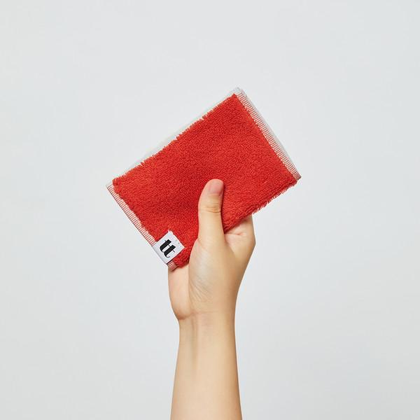 3tier handkerchief 25x12.5cm, Red