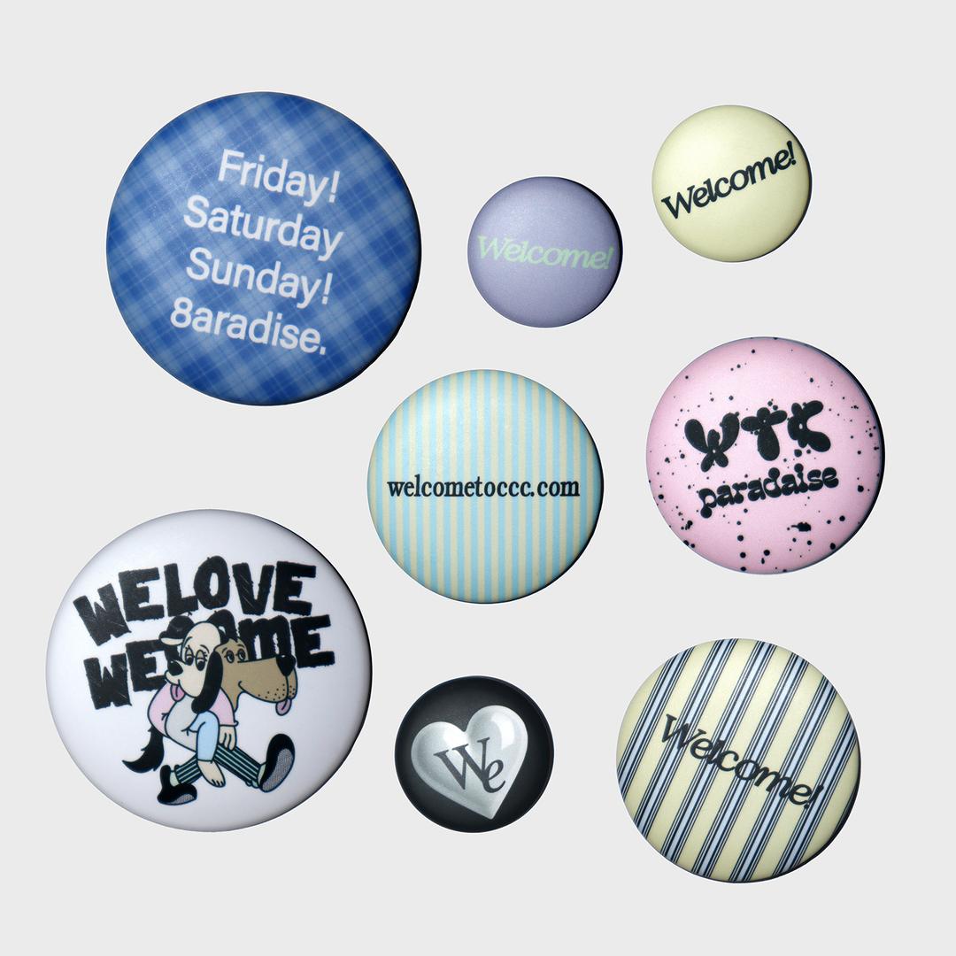 Pre Oder 10% Welcome Pin Button (A,B 2Type)