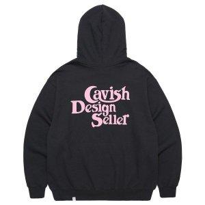 CAVISH SELLER LOGO 후드IE CHARCOAL 핑크 CV2BFUM400A