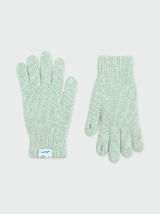 Snowflake Short Knit Gloves - 5colors 핑거홀 장갑