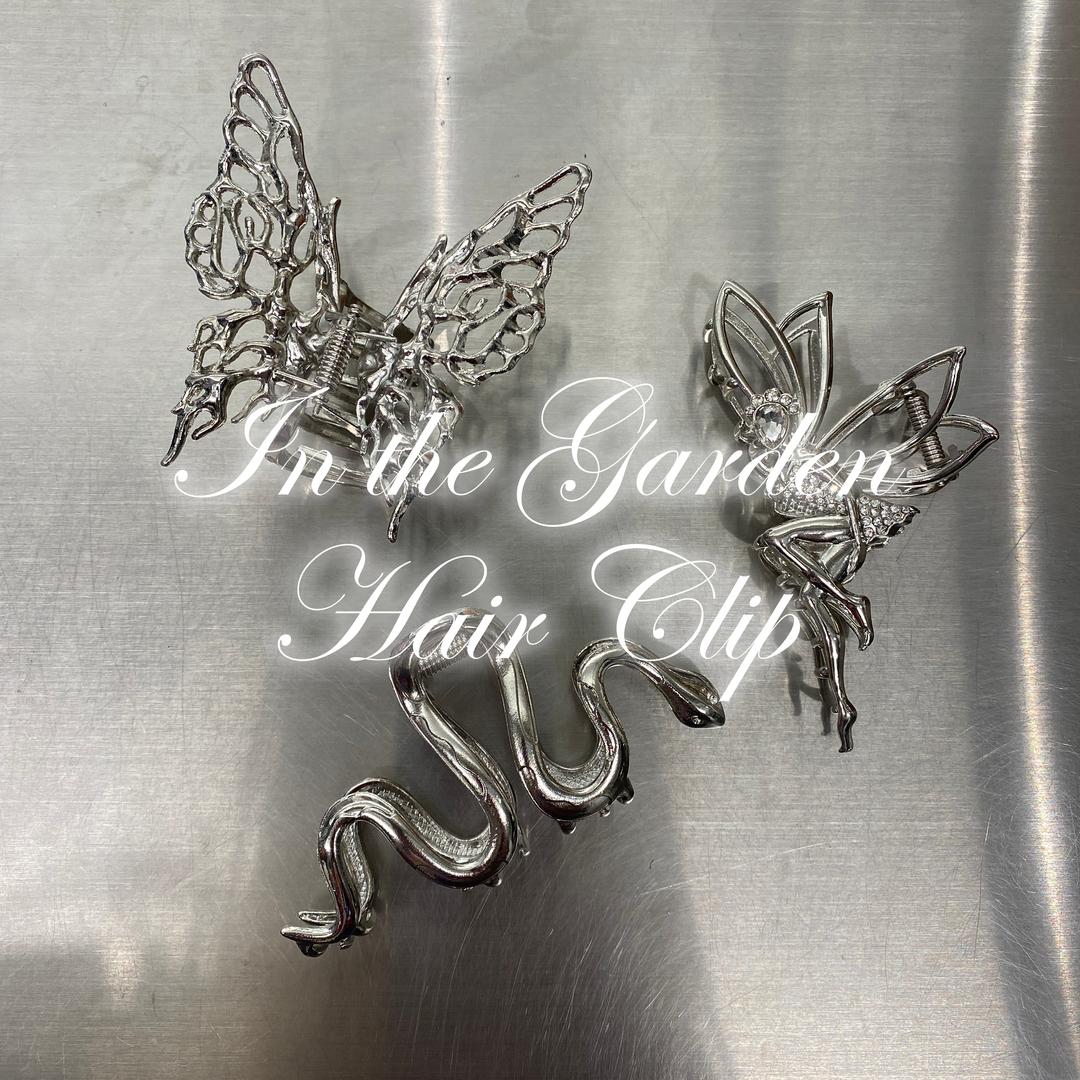 In the Garden 메탈 헤어 집게 (3 types)
