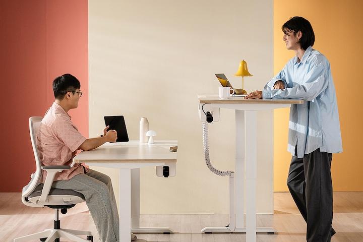 뉴 듀얼모터 높이조절 책상 모션데스크 1600