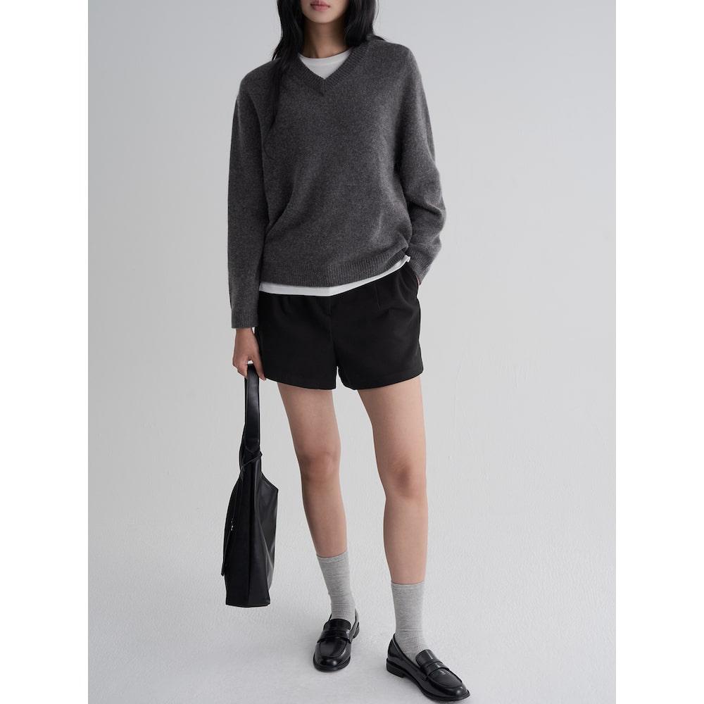 에잇세컨즈 하프밴딩 쇼츠  블랙 (325925LY15)