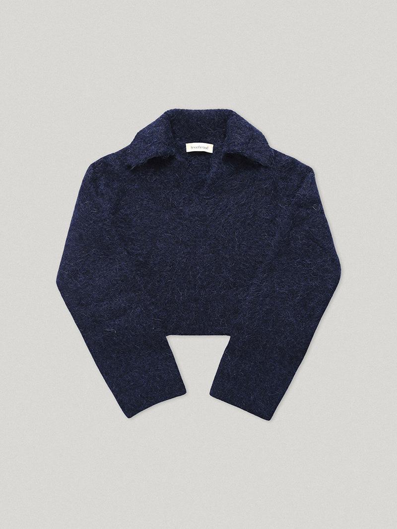 Morello Collar Knit Navy