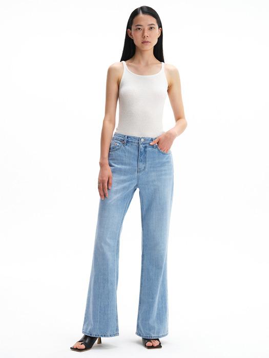 [단독] 에센셜 플레어 데님 [라이트블루]