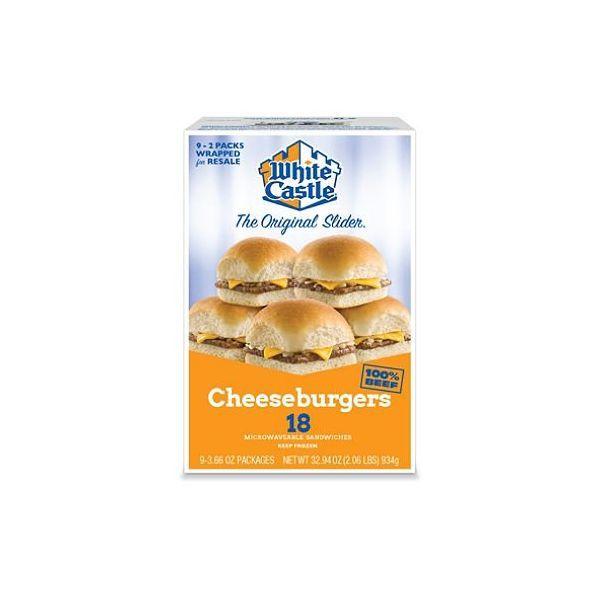 화이트 캐슬 치즈버거 슬라이더 18ct.