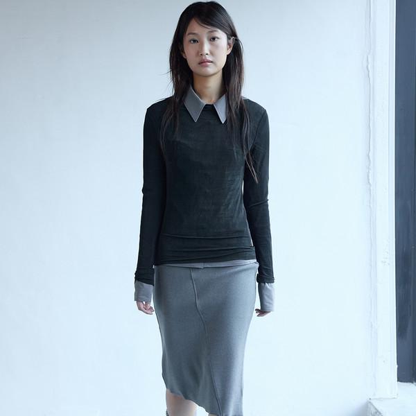 Mid Rib Skirt - graphite