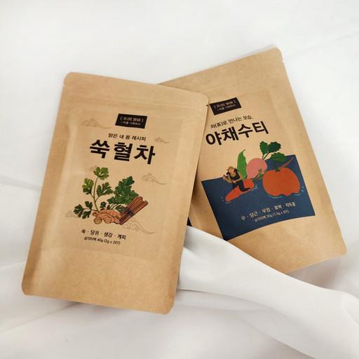 💚내몸생각세트💚 야채수티 / 쑥혈차 친환경티백 [원산지:작품정보참조]