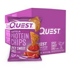 퀘스트뉴트리션 토르티야 스타일 프로틴 칩 스파이시 스위트 칠리