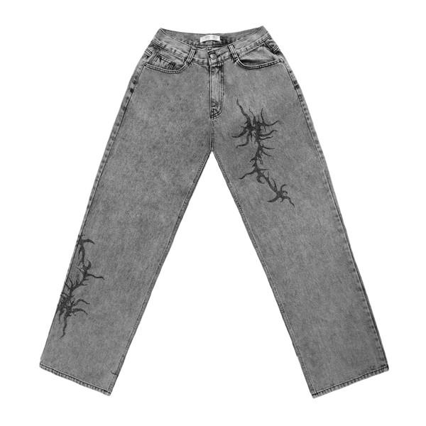THUNDERSTORM DENIM PANTS (Black)