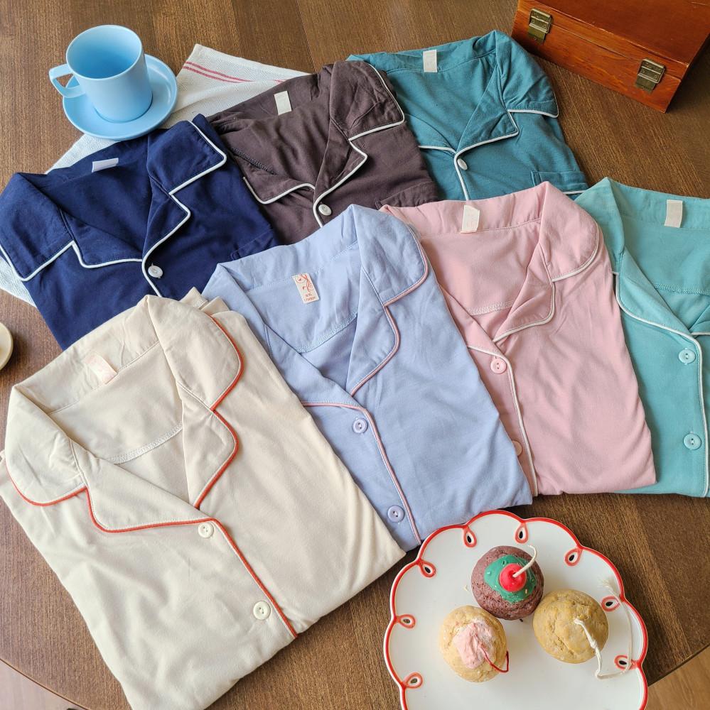 커플 잠옷 스윗 코튼 신혼 홈웨어 파자마