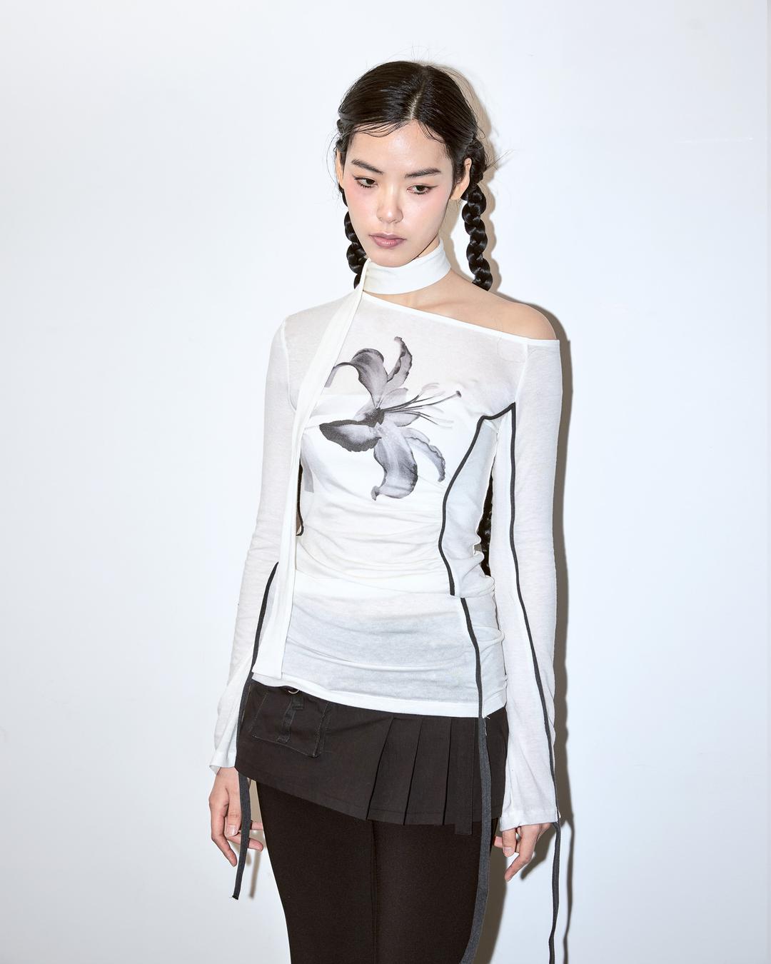 LILY SCARF TOP[ivory]