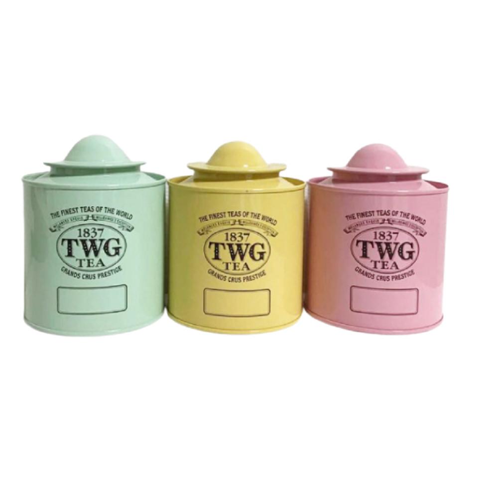 TWG 티 TWG Tea 새턴틴케이스(50g / 100g) Saturn Tin Case-1837블랙 실버문 크림카라멜 얼그레이 카모마일 바닐라 그랜드웨딩 화이트스카이 잉글리쉬
