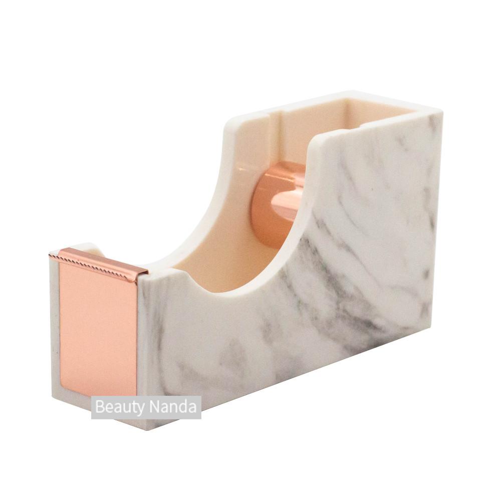 로즈골드 속눈썹 테이프 커팅기 대리석무늬 미끄럼방지 속눈썹연장재료 컷팅기